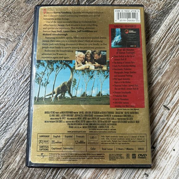 Jurassic Park Collector’s Edition DVD - Picture 2 of 7